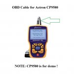 OBD II 16Pin Cable for Actron CP9580 CP9580A CP9580L scanner